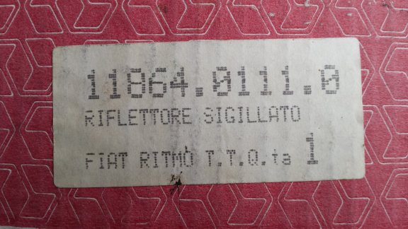 Fiat Ritmo Koplamp Siem 11910 Ø180mm NOS - 5