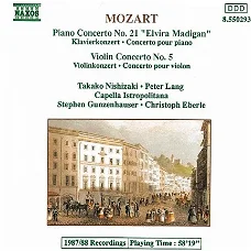 CD - Mozart - Piano Concerto no.21 - Violin Concerto no.5