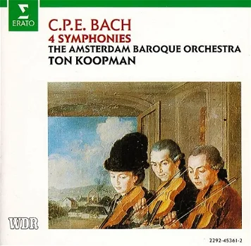 CD - C.P.E. BACH - 4 Symphonies - 0