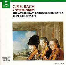 CD - C.P.E. BACH - 4 Symphonies