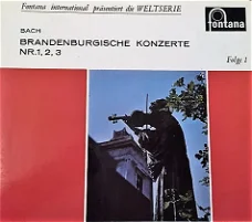 2 LP's - BACH - Brandenburgische Konzerte 1,2,3,4,5 en 6