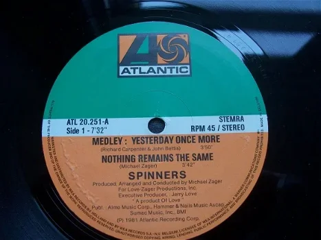 THE SPINNERS MEDLEY YESTERDAY ONCE MORE DOOS 3 - 2