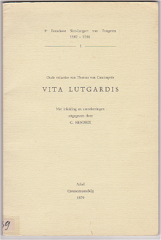 Thomas van Cantimprés: Vita Lutgardis - 0