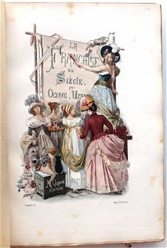 La Française du siècle 1886 (1e druk) Uzanne Fraaie band - 4