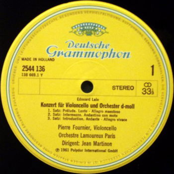 LP - Konzerte für Violoncello - 1