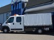 Peugeot Boxer - 435 2.2 HDI L3 DC, 120PK / 7-Persoons / Laadbak 290cm met huif / Trekhaak / Zwaailic - 1 - Thumbnail