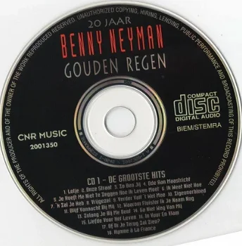 2 - CD - Benny Neyman - Gouden Regen - 1