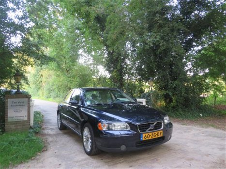 Volvo S60 - 2.4D Drivers Edition 2, 163 pk, Blauw metalic, leer, 2e eigenaar, perfect onderhouden. A - 1