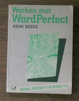 Henk Boeke - Werken met WordPerfect - 1