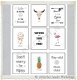 Mini quote kaarten flora en fauna 7.5x6cm A4 hobbymaterialen hobbyartikelen - 2 - Thumbnail