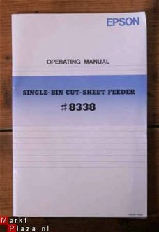 Epson Operating Manual - Single-bin cut-sheet feeder