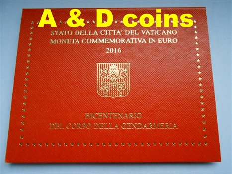 2 euro BU Vaticaan 2016 - 1