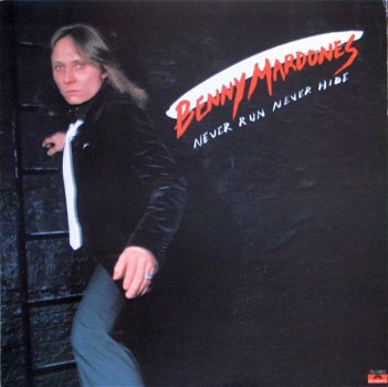Benny Mardones ‎– Never Run Never Hide -1980- Funk / Soul vinyl LP-MINT/review copy/never played - 1