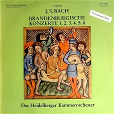 LP - Bach - Brandenburgische Konzerte 1,2,3,4,5,6 Heidelberger Kammerorchester