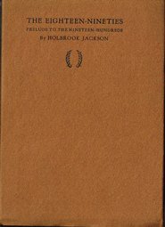 Holbrook Jackson – The Eighteen – Nineties - nr. 1
