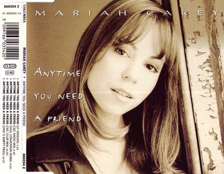 CD Single Mariah Carey ‎Anytime You Need A Friend - 1