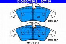 Remblokken Set Vooras ATE Mercedes Vito W638 Sprinter VW LT