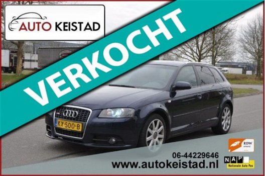 Audi A3 Sportback - 2.0 TDI AUTOMAAT, 2X S-LINE, LEER/XENON/F1-FLIPPERS - 1