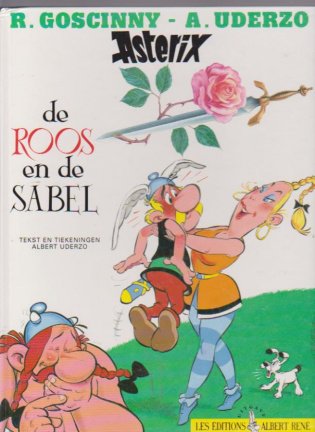 Asterix De roos en de sabel taal Antwerps hardcover - nr. 1