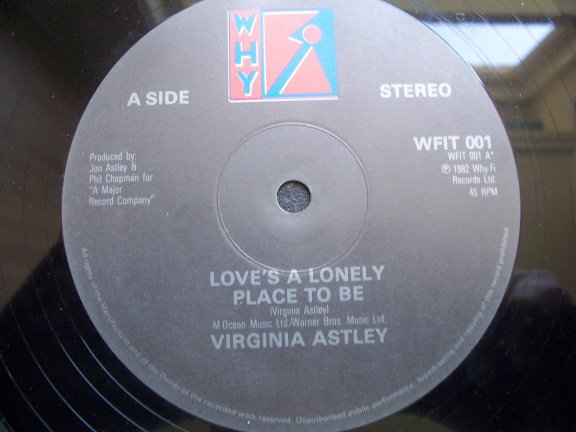 VIRGINIA ASTLEY LOVE'S A LONELY PLACE TO BE - Afbeelding 2