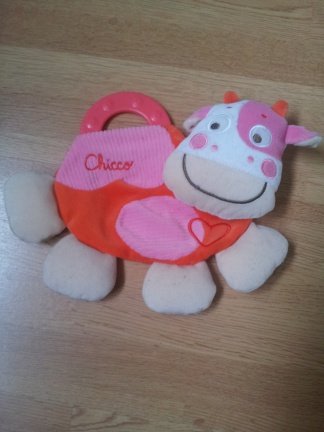 *386 Koe Chicco koetje roze oranje - nr. 1