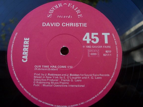 DAVID CHRISTIE OUR TIME HAS COME - Afbeelding 3