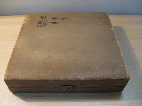 Lepelset in originele doos, 12 delig, jaren 20... - 4