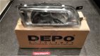 Nissan Almera Koplamp H4 Depo 215-1168R LHD 95-00 N15 RE NOS - 1 - Thumbnail