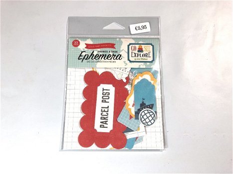 Echo Park Go, See, Explore - 11 Journalling Tags / Die cuts - 2