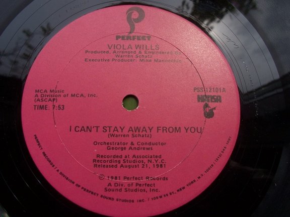 VIOLA WILLS I CAN'T STAY AWAY FROM YOU - Afbeelding 2
