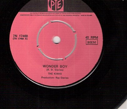 The Kinks - Wonderboy _Polly (1968) vinylsingle - 1