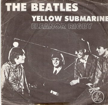 Beatles - Yellow Submarine & Eleanor Rigby 1966 vinylsingle - 1