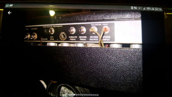 Fender Deluxe Reverb 1967 Blackface Usa - Afbeelding 2