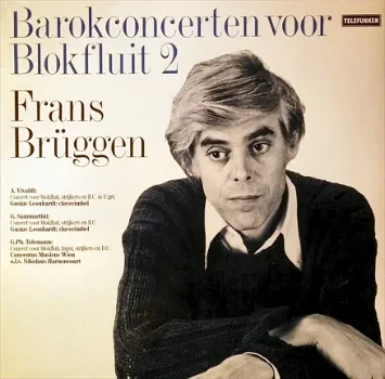 LP - Frans Brüggen Barokconcerten Voor Blokfluit 2 - 0
