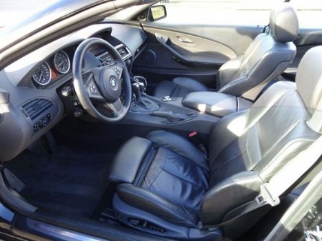 BMW 6-serie Cabrio - 645Ci XENON/aut/LEER/cruise/DVD dealer onderhouden - 1