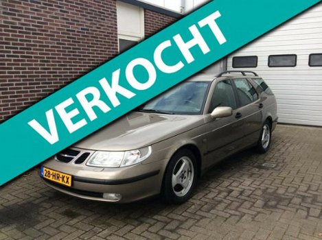 Saab 9-5 Estate - 2.0t Arc NWE TURBO NAP APK 2019 LEER AUTOMAAT YOUNGTIMER - 1