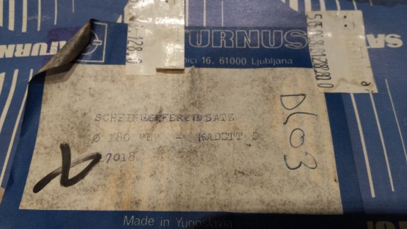 Opel Kadett Koplamp Saturnus Ø180mm NOS - 6