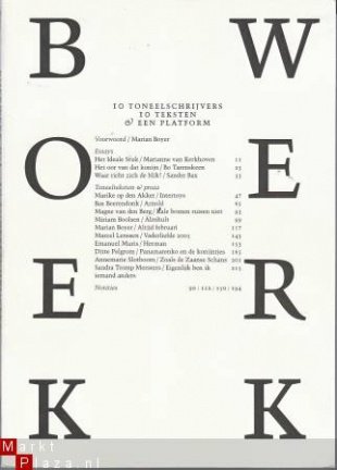Boekwerk; 10 toneelschrijvers, 10 teksten - nr. 1