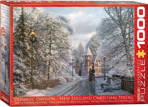 Eurographics - New England Christmas Stroll - 1000 Stukjes Nieuw - 2