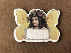 Prima Marketing Butterfly Chipboard piece 2 (6,5 cm breed)