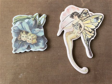 twee Prima Marketing Butterfly Chipboard pieces - 1