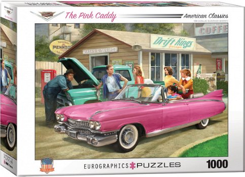 Eurographics - The Pink Caddy - 1000 Stukjes Nieuw - 2