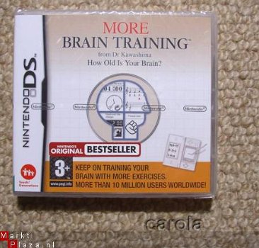 DS Game: More Brain Training. How Old is your Brain? Nieuw! - 1
