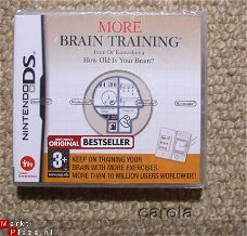 DS Game: More Brain Training. How Old is your Brain? Nieuw!