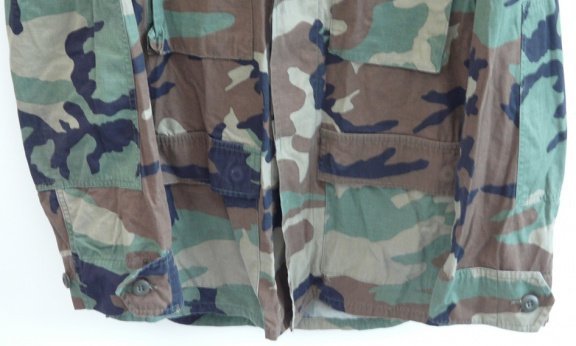 Jas / Coat, Combat, Korps Mariniers, M81 Woodland Camouflage, maat: 7080/8494, jaren'90.(Nr.2) - 2