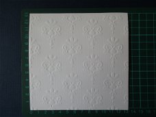 v27 Opleg kaartje met embossing lelies