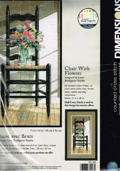 DIMENSIONS BORDUURPAKKET , CHAIR WITH FLOWERS - 1