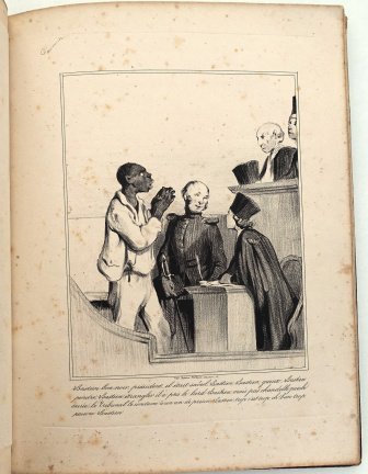 Album met 64 lithografiën (circa 1850-80) Daumier Leroux etc - nr. 1