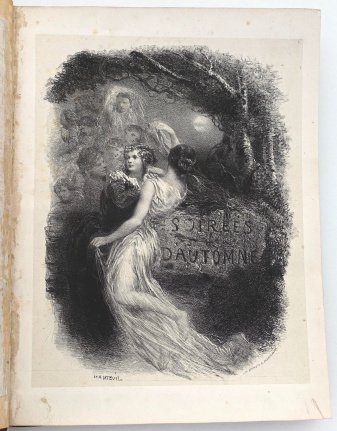 Album met 64 lithografiën (circa 1850-80) Daumier Leroux etc - Afbeelding 3