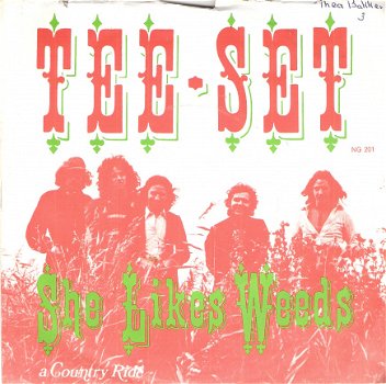 Tee-Set - She Likes Weeds - A Country Ride - 1970 NEDERBEAT vinylsingle - 1